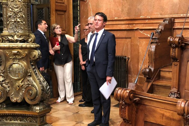 Manuel Valls ple Barcelona   Marina Fernández