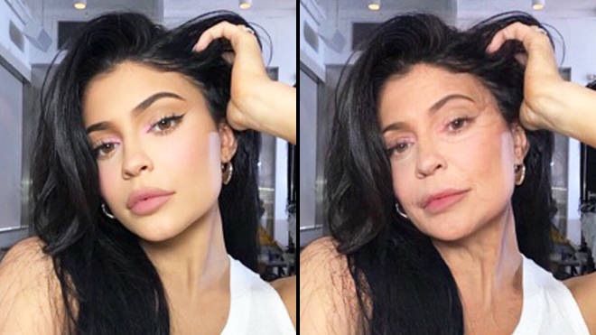 FaceApp Kylie Jenner