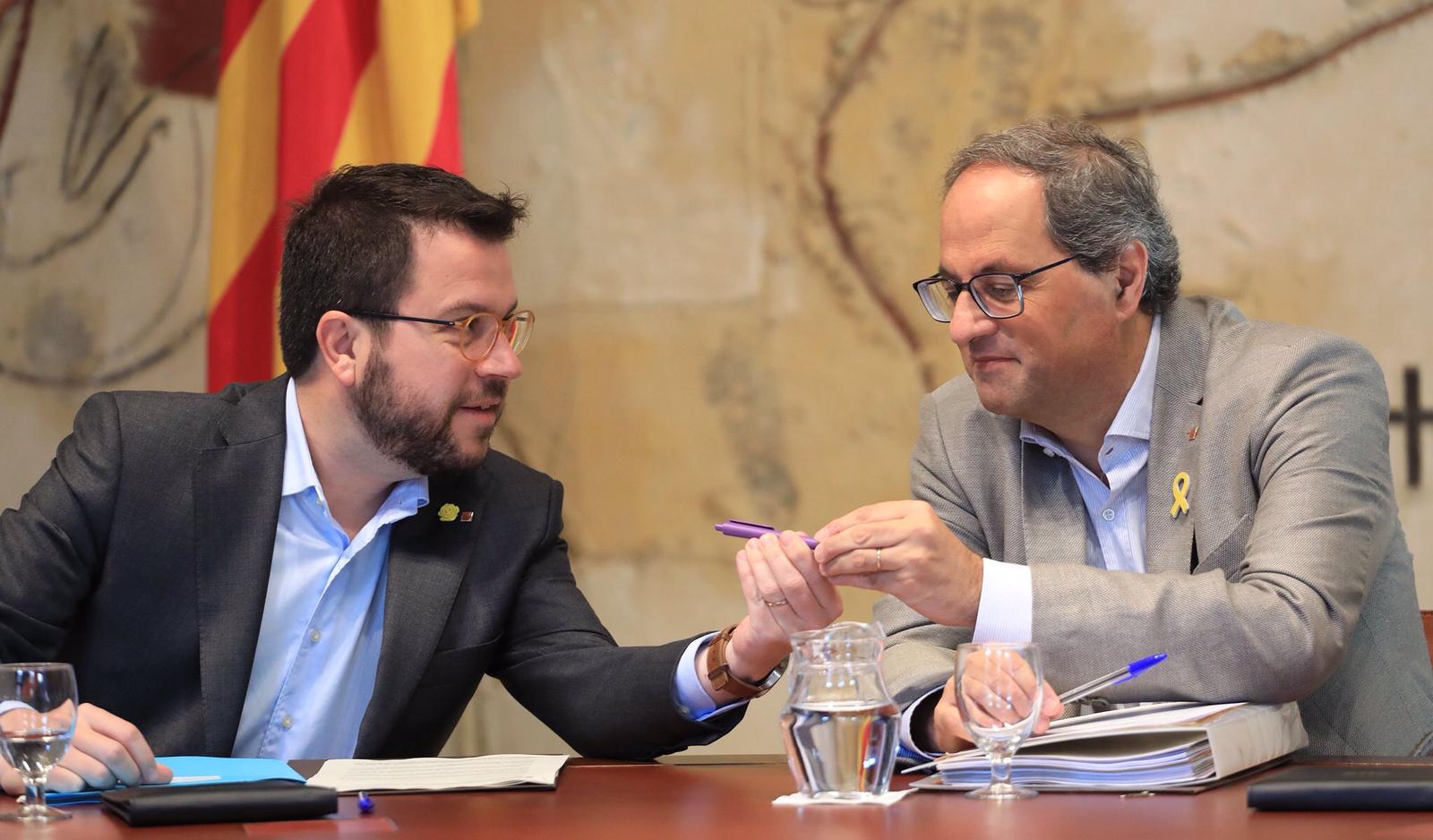 Aragonès lleva la revolución de Forcadell al Govern