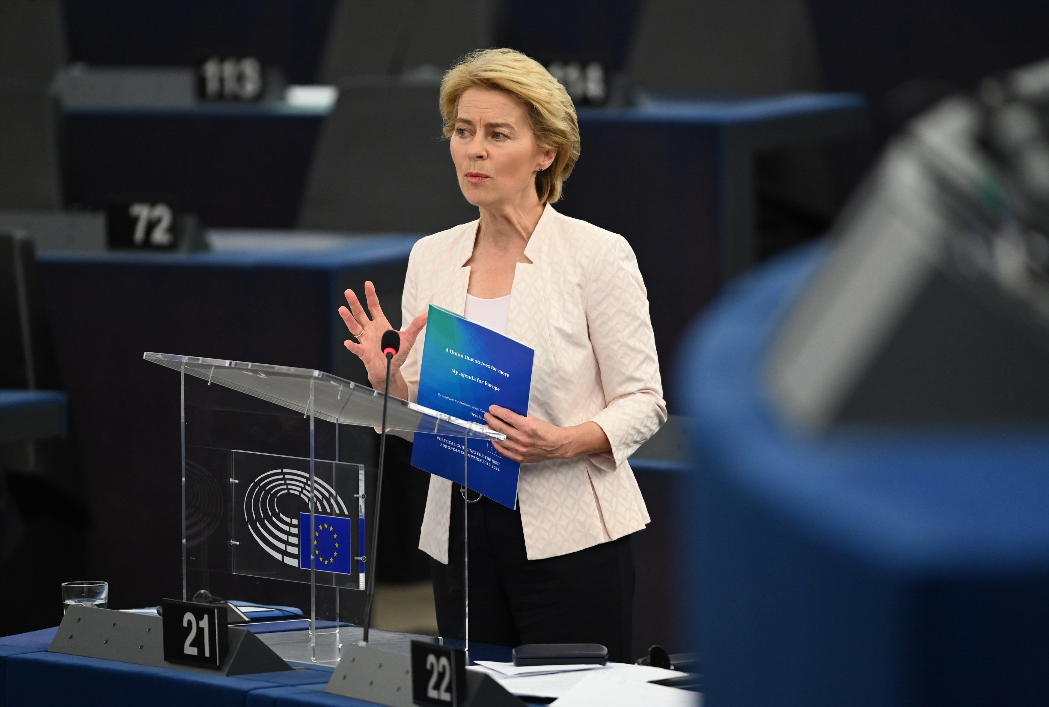 La Eurocámara avala a Von der Leyen como presidenta de la Comisión Europea