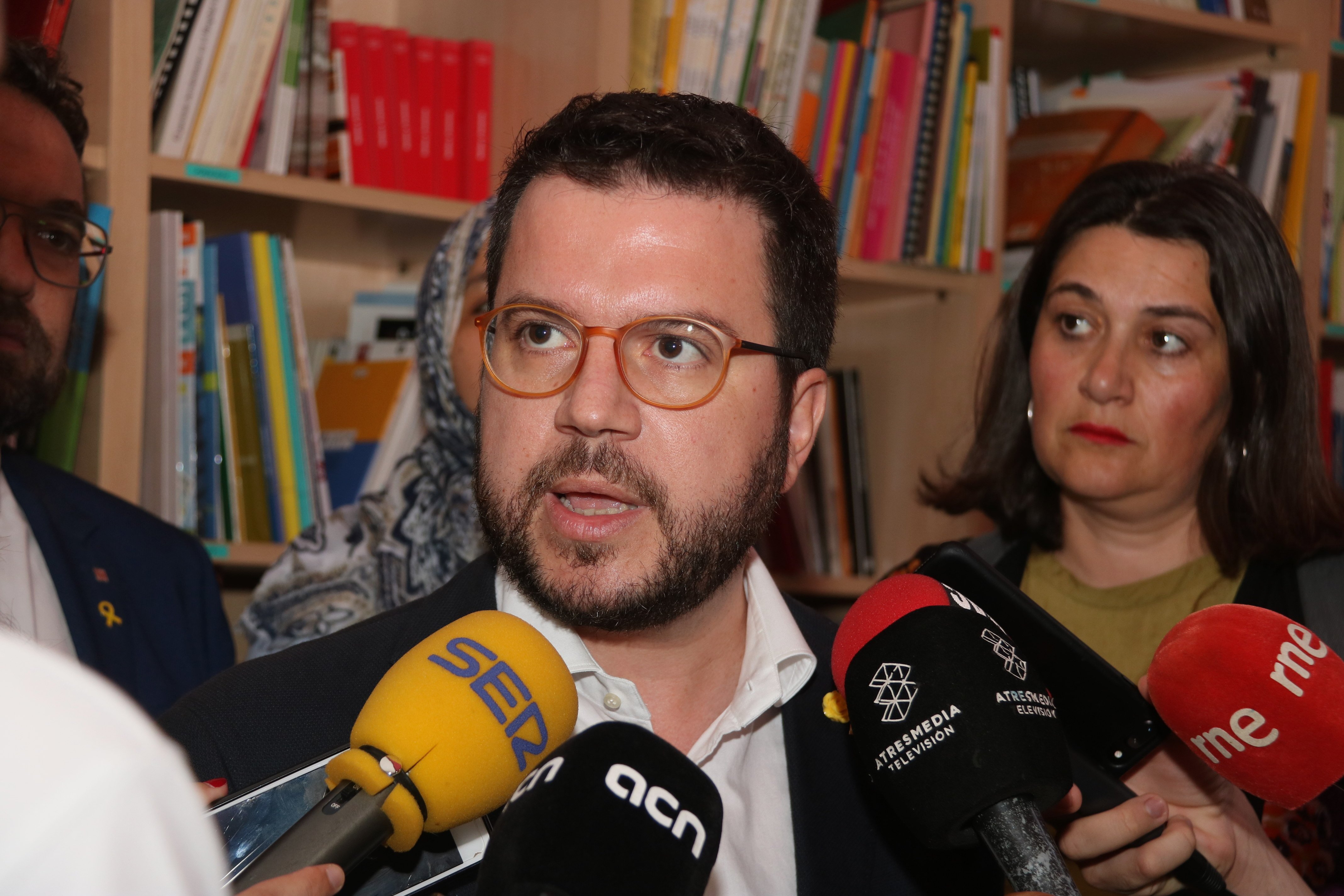Aragonès atribuye la carta de Torra a Sánchez a los "debates internos" de JxCat