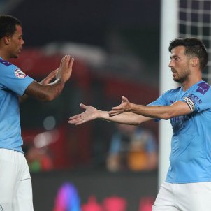 David Silva Nmecha Manchester City pretemporada @premierleague David Silva Nmecha Manchester City pretemporada @premierleague