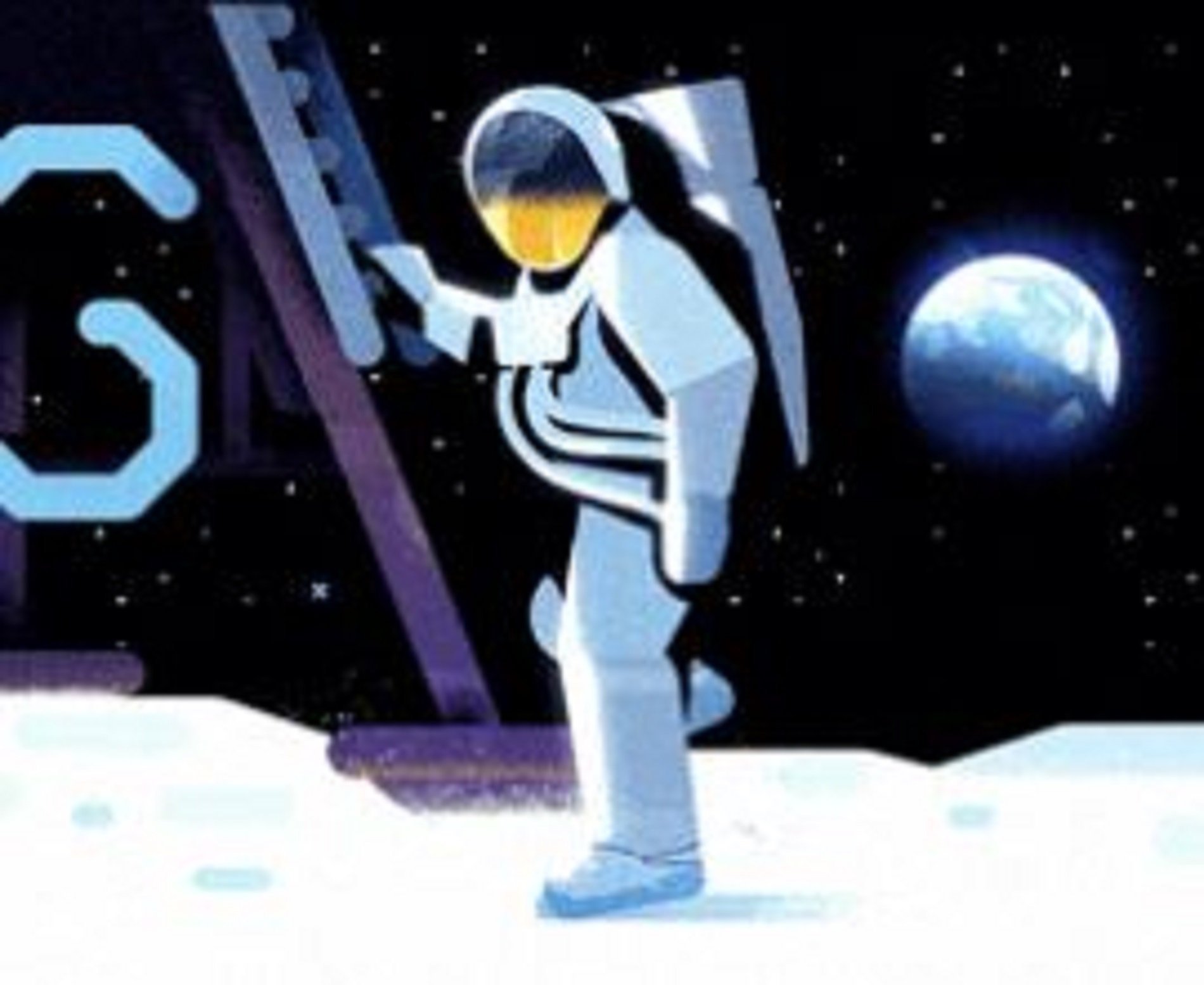 Google celebra l'arribada de l'home a la Lluna