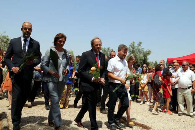 Buch y Torra homenaje incendio de Horta - ACN