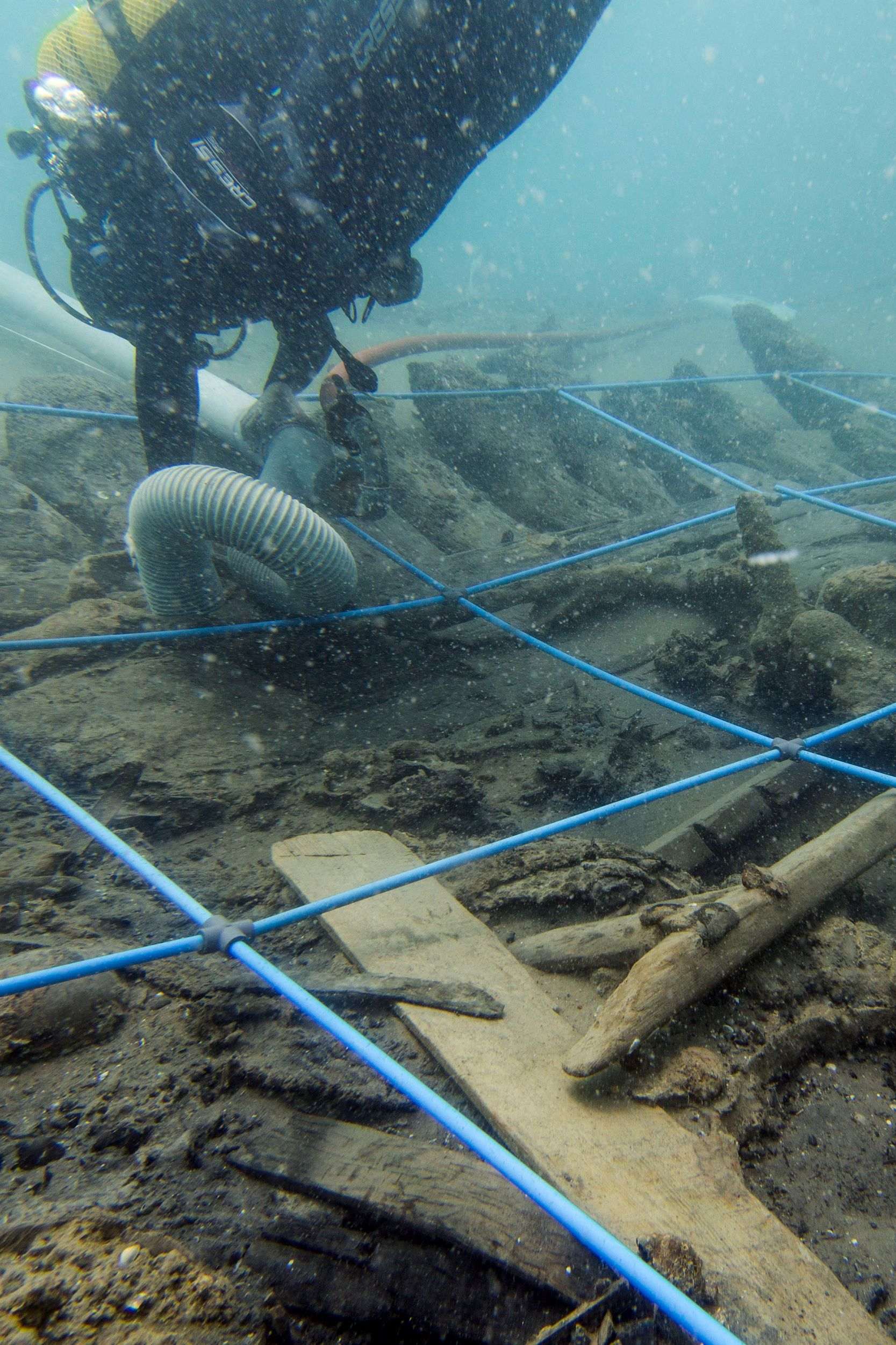 Un vaixell del segle XVIII enfonsat a Deltebre, al descobert