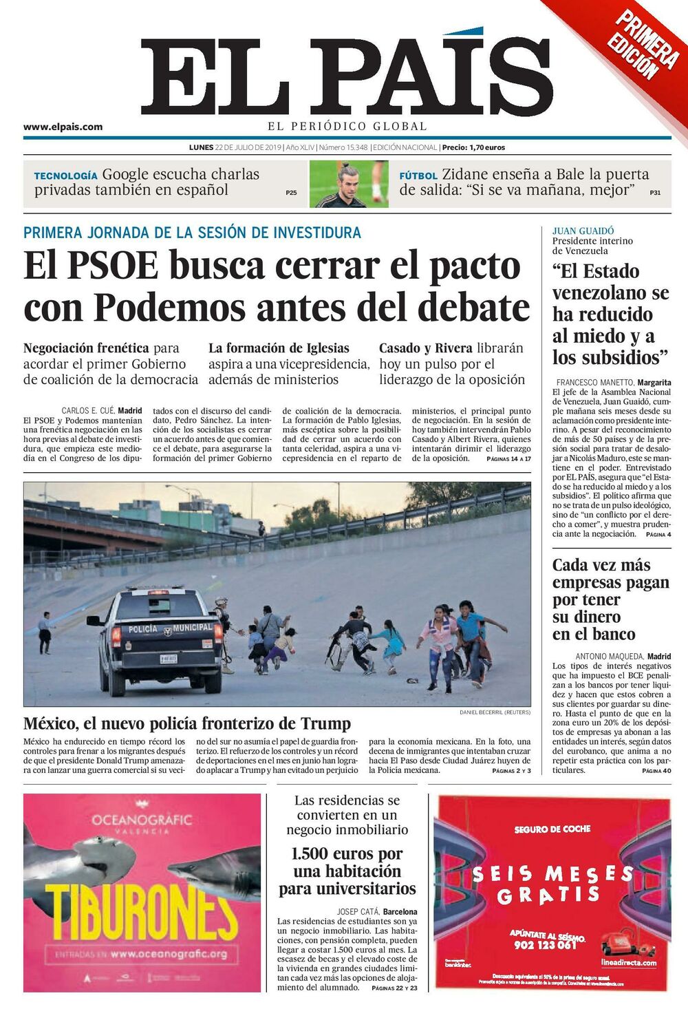 EL PAIS 22 juliol