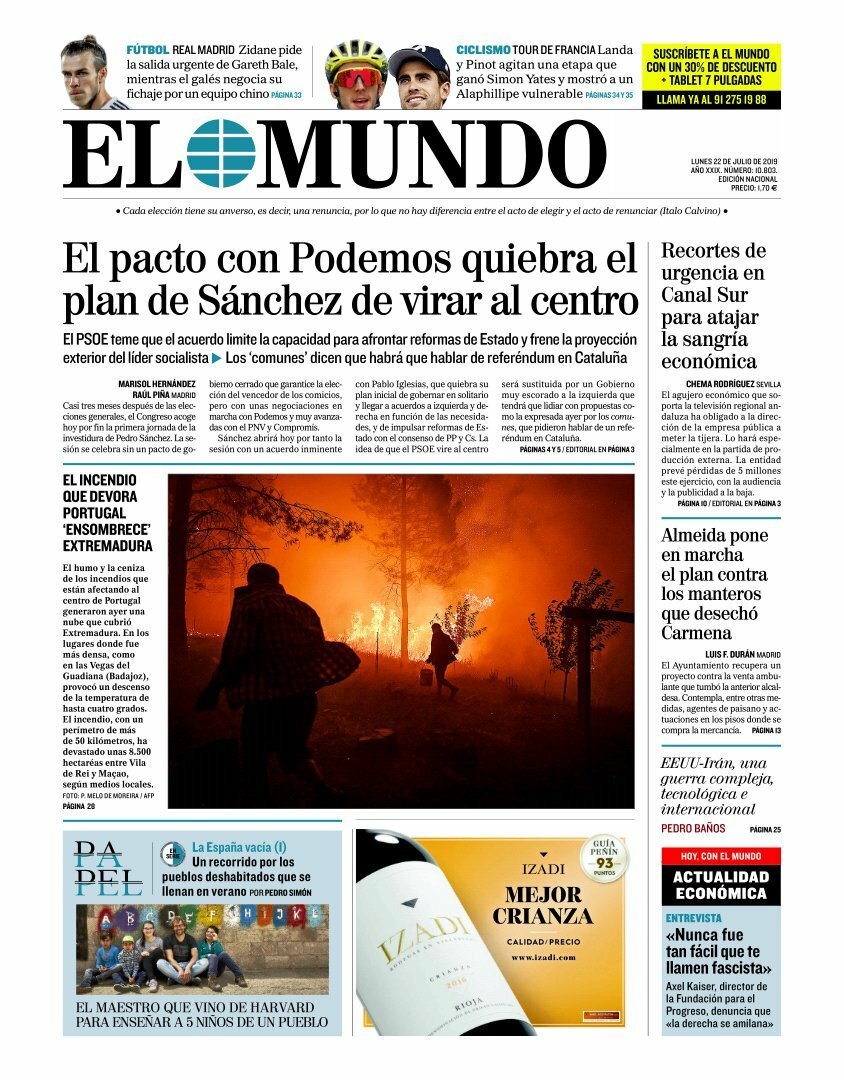 MUNDO 22 juliol