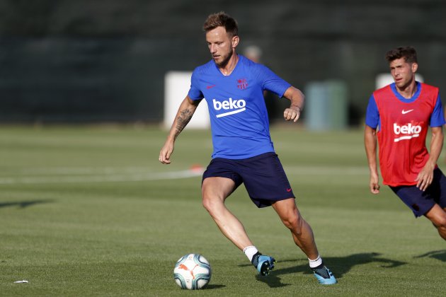 Ivan Rakitic entrenament Barça FC Barcelona