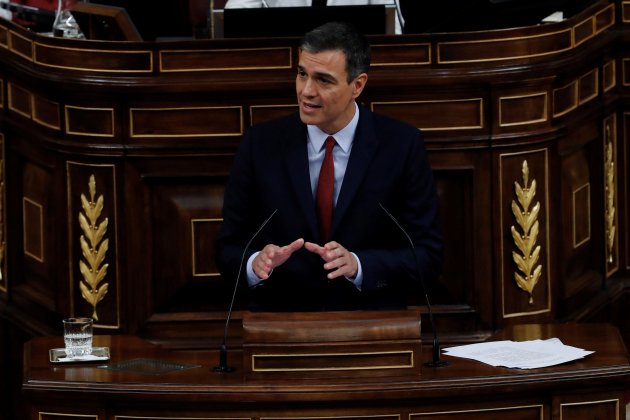 Pedro Sánchez debat investidura primera sessió EFE