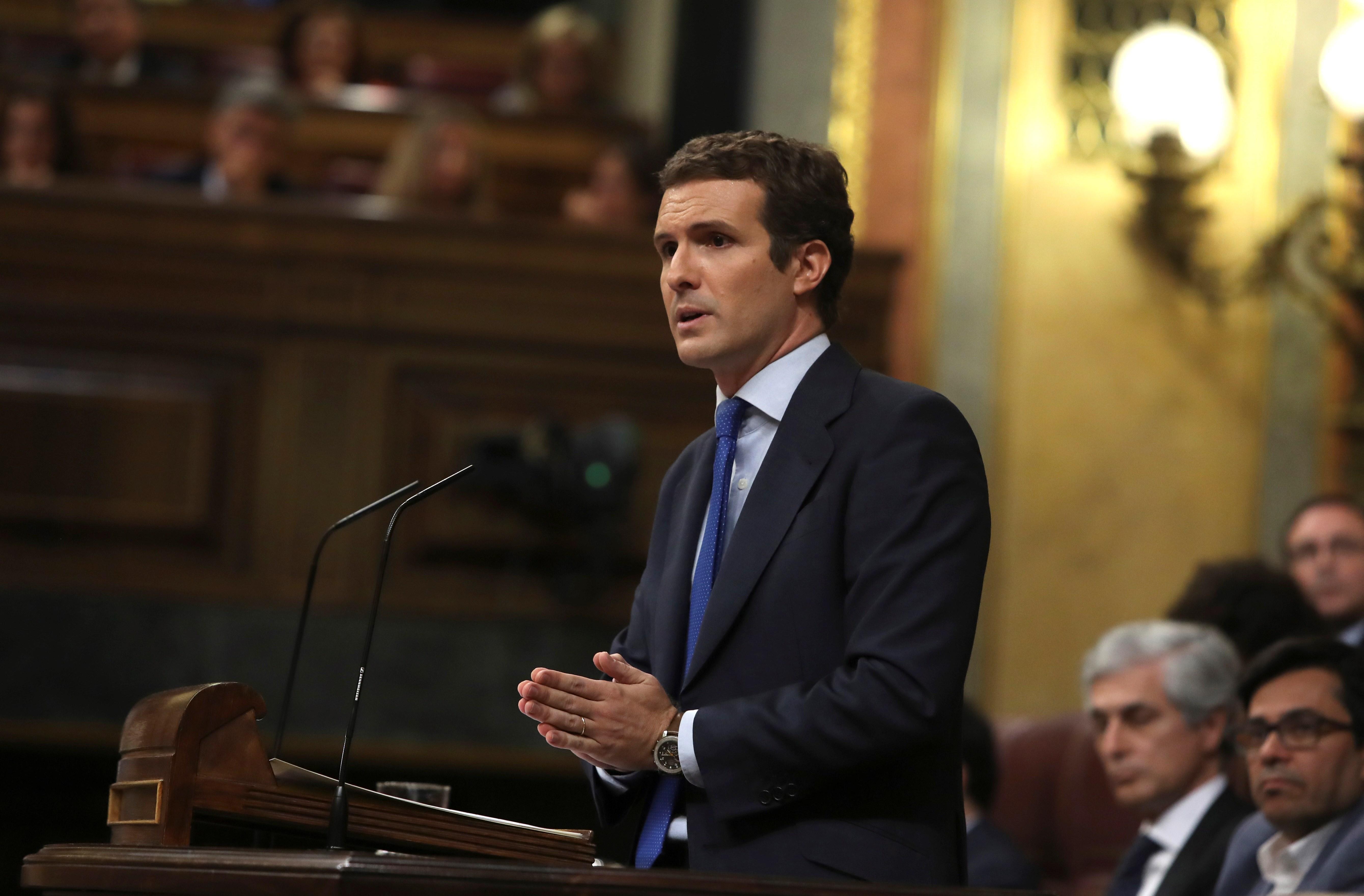 Casado acusa Sánchez d'amagar el seu veritable programa per a Catalunya