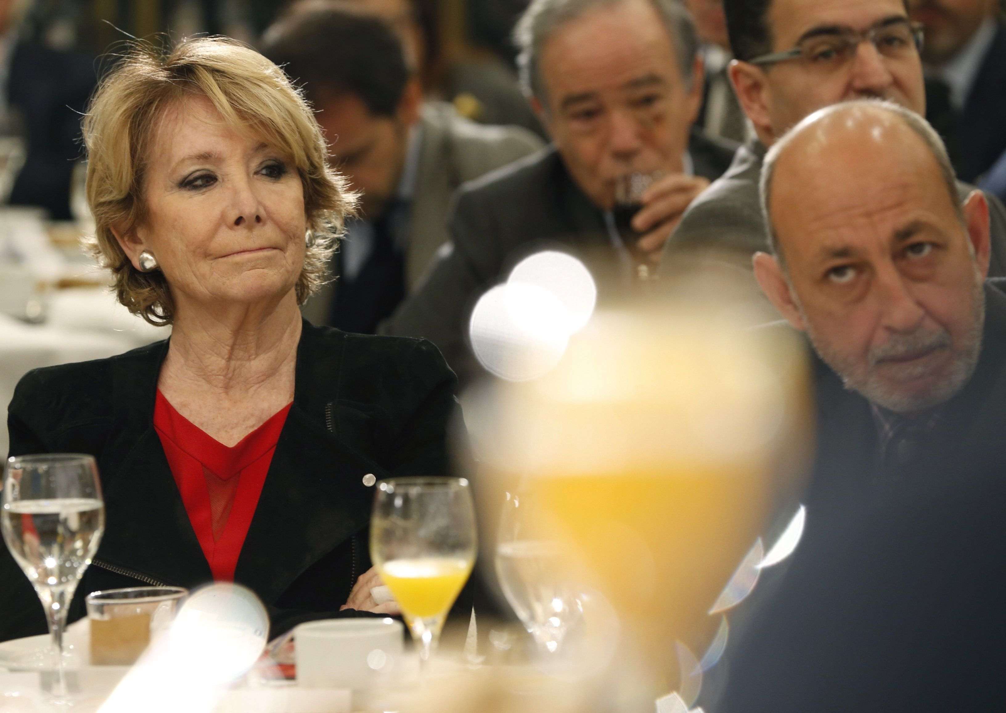 Aguirre compara l'okupació de la seu del PP amb l'Alemanya nazi