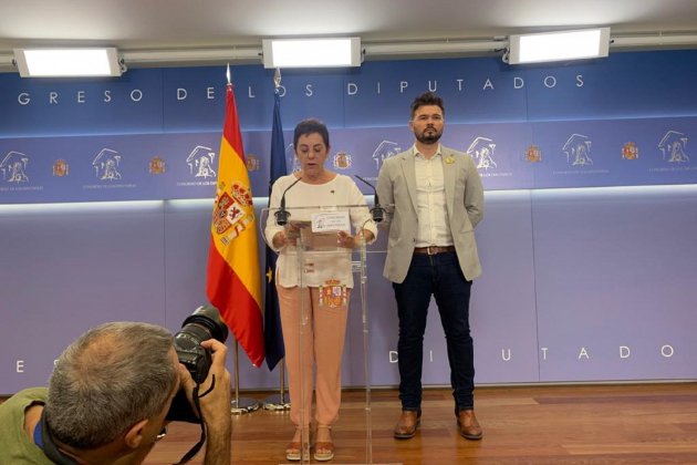 Rufian i Azpurua ERC Bildu Congreso Nicolas Tomás