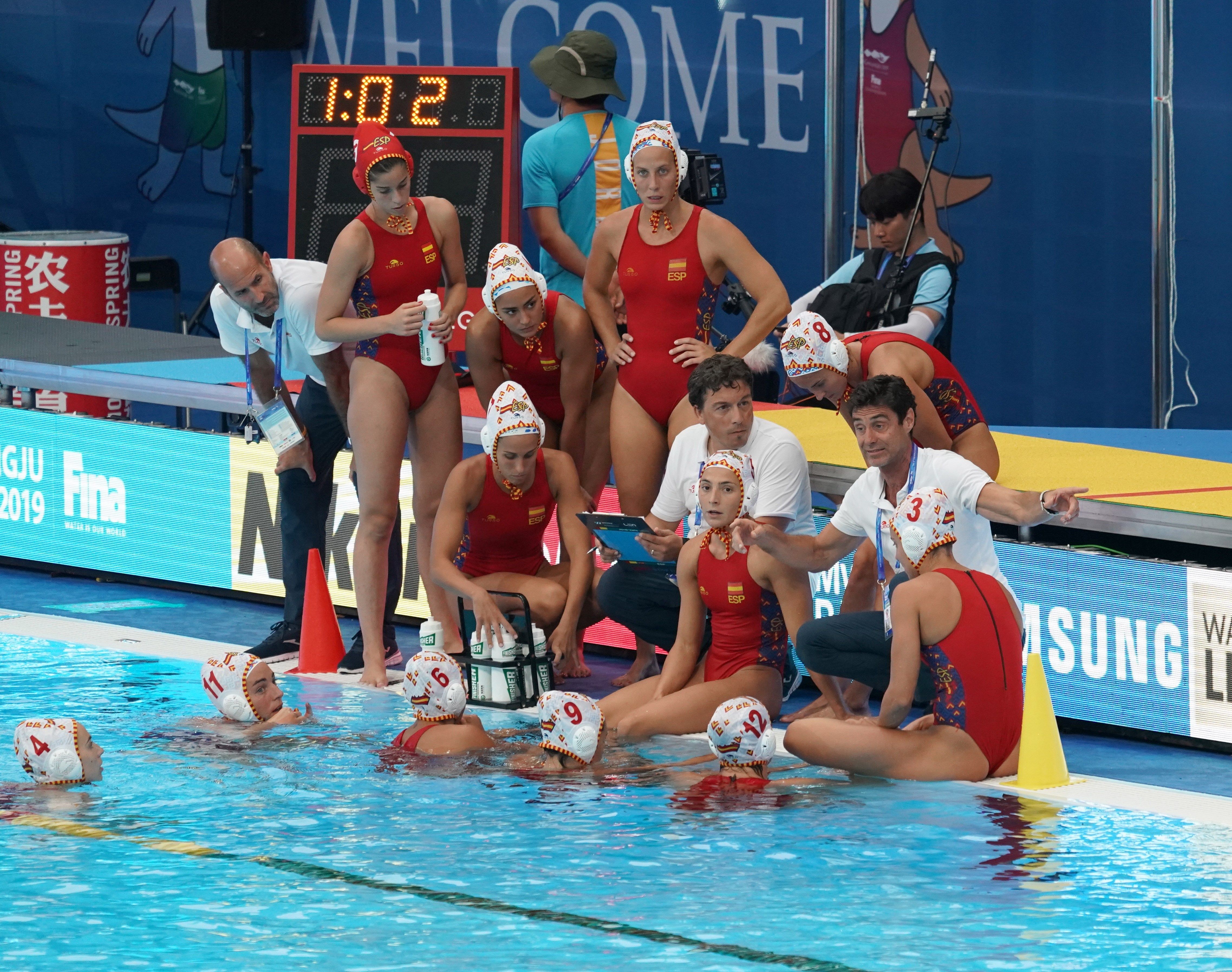 La selecció espanyola femenina de waterpolo repeteix plata al Mundial (11-6)