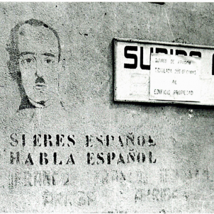Propaganda doctrinària del regim franquista. Font Enciclopèdia Propaganda doctrinària del regim franquista. Font Enciclopèdia
