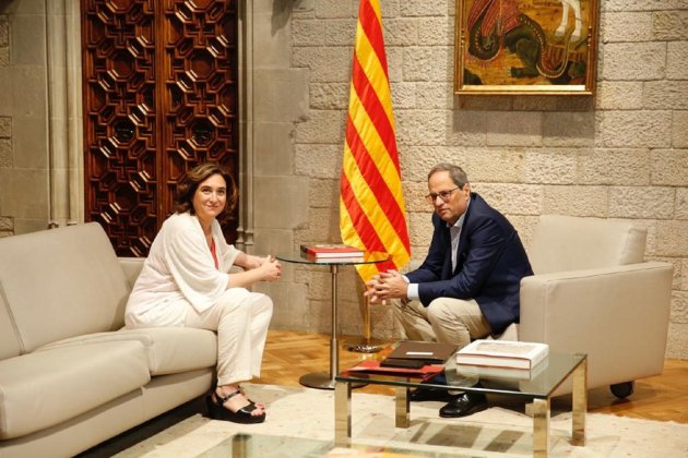 EL NACIONAL Ada Colau i Quim Torra Sergi Alcàzar EL NACIONAL Ada Colau i Quim Torra Sergi Alcàzar