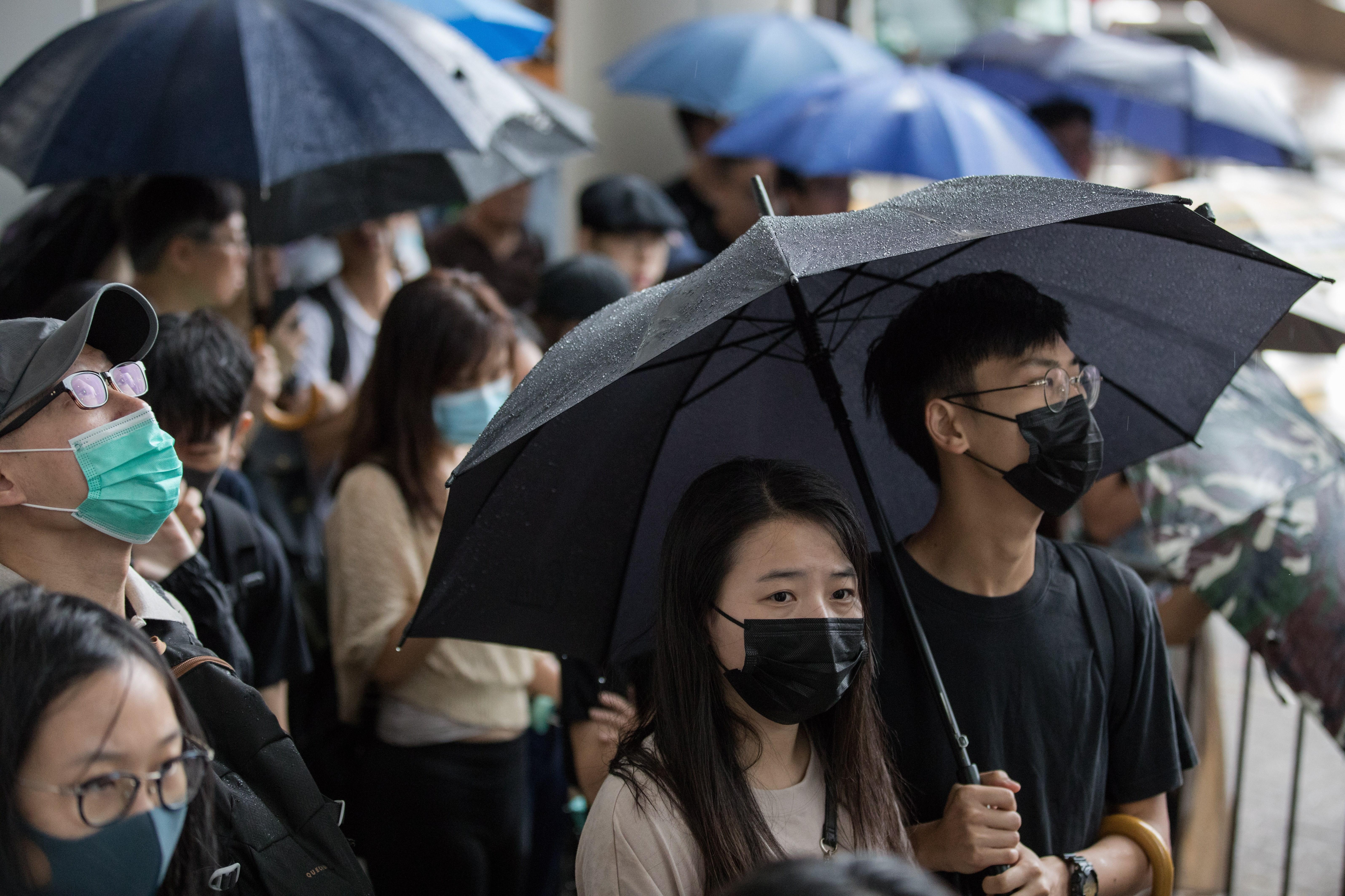 Así evitan los manifestantes de Hong Kong el reconocimiento facial