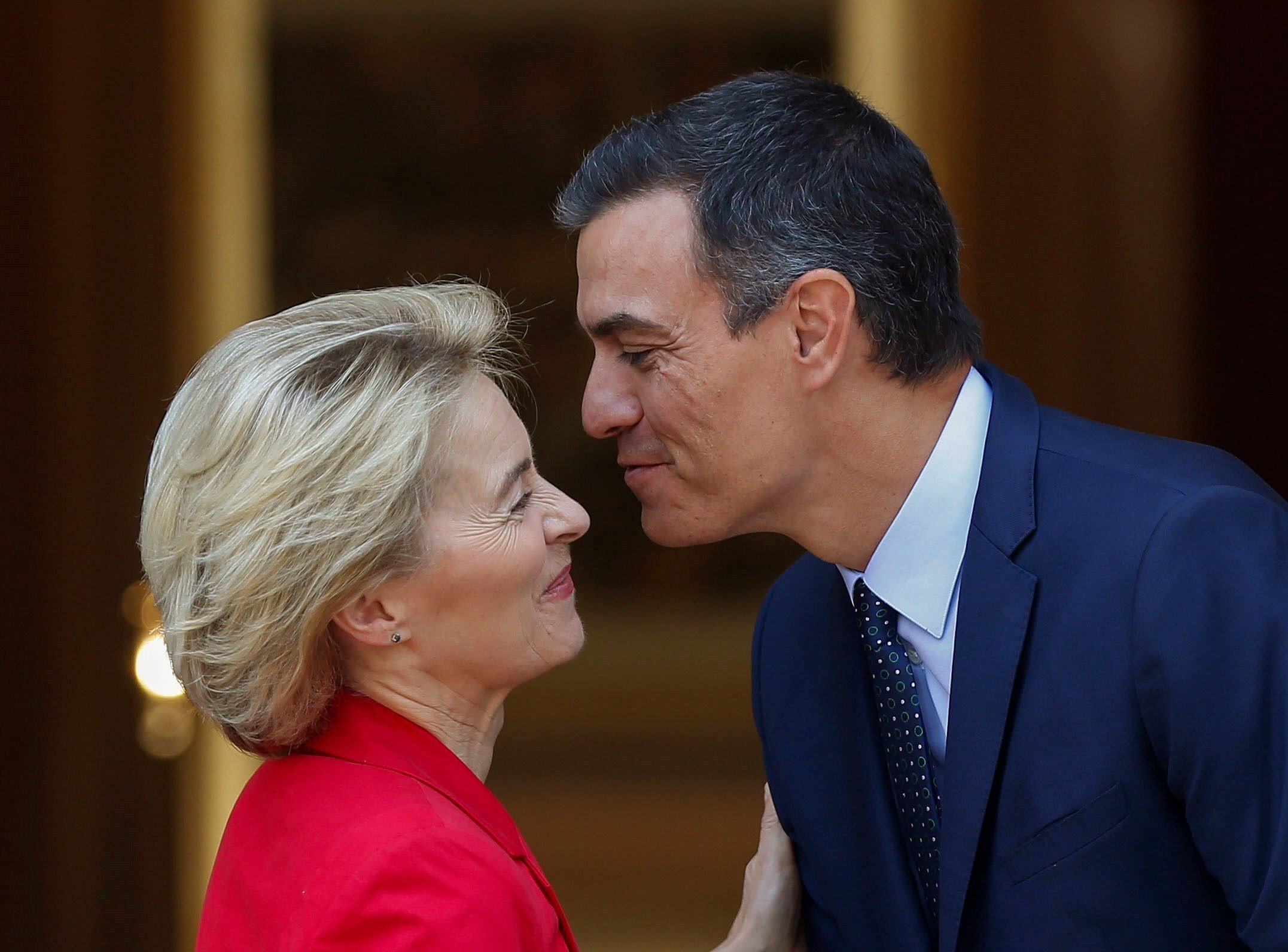 Primera reunió entre Sánchez i Von der Leyen