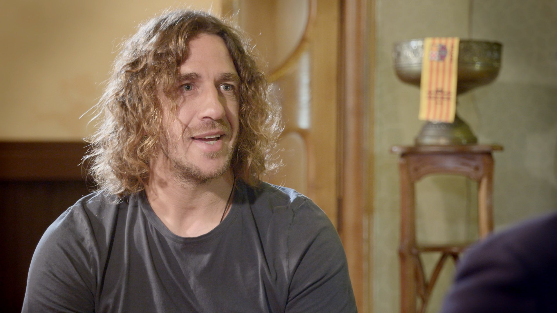 Puyol reacciona a l'anunci de Messi