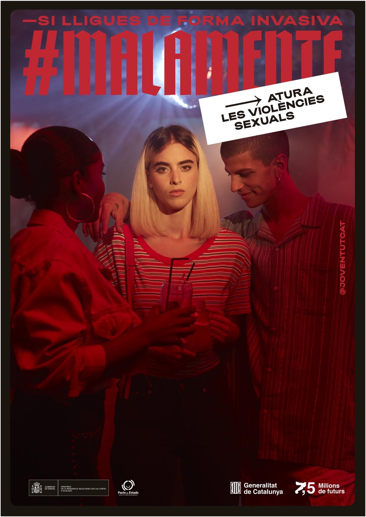 #Malamente, la campanya per erradicar les violències sexuals contra les adolescents i joves