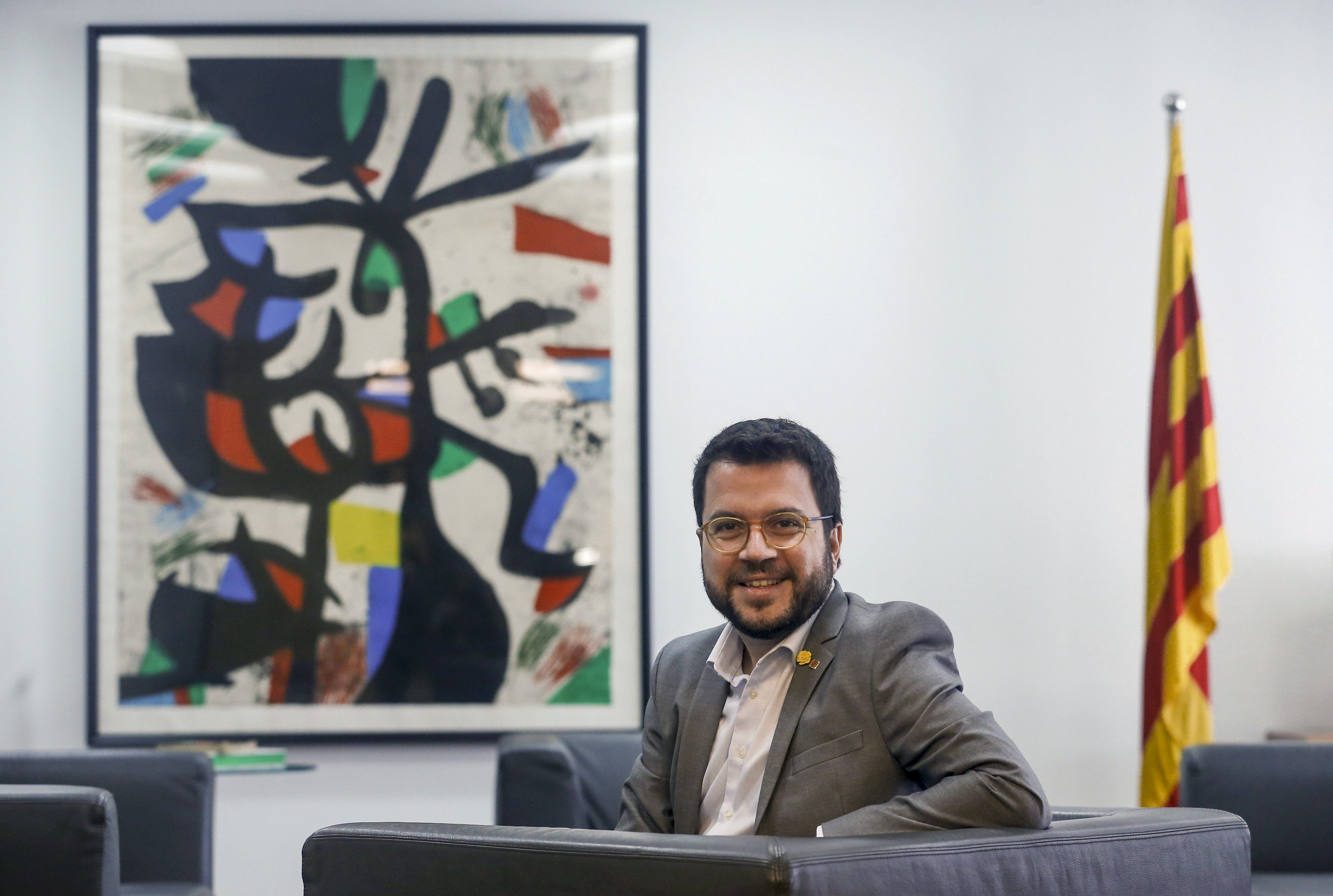 Aragonès no descarta un gobierno de concentración o elecciones después sentencia