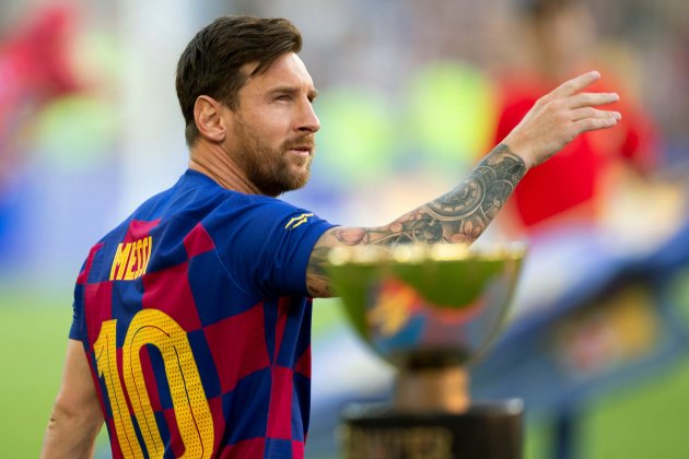 Leo Messi Gamper Barça EFE