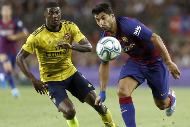 suarez barça arsneal gamper efe suarez barça arsneal gamper efe