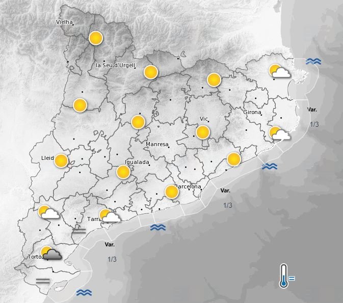 mapa temps