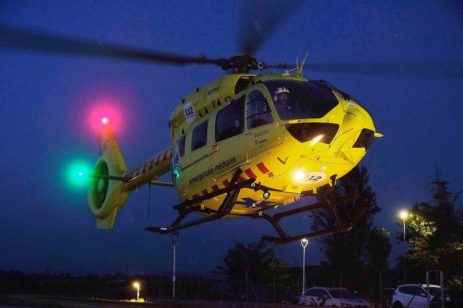 L’helicòpter medicalitzat del SEM ja vola de nit