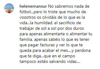 Crítica Instagram Di María Captura 1
