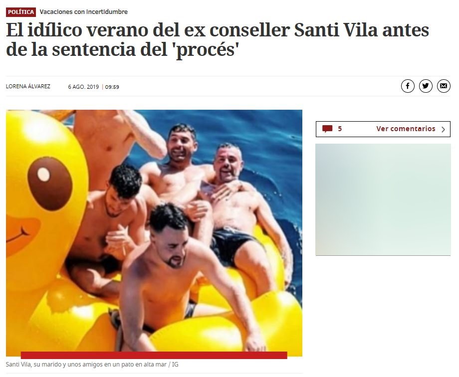 Santi Vila El Mundo