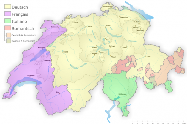 lenguas en suiza - wikipedia