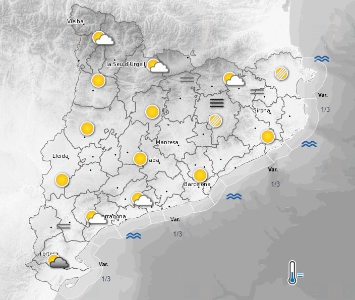 mapa temps