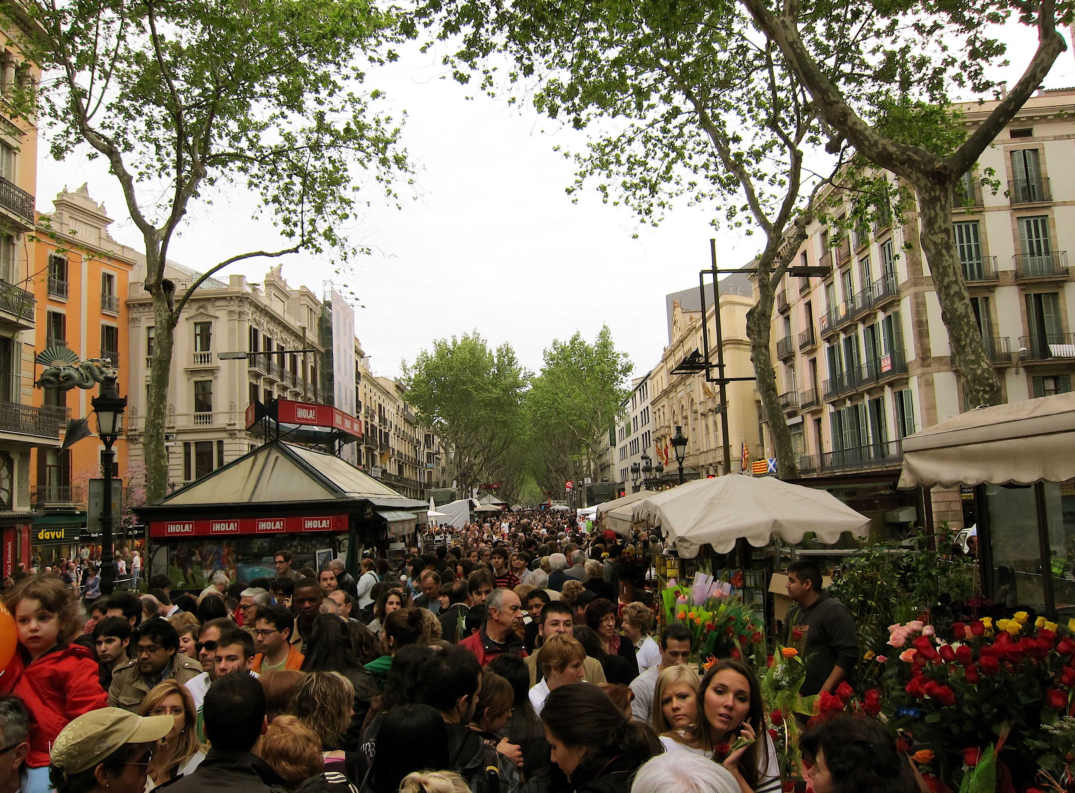 Un temps inestable amenaça la diada de Sant Jordi