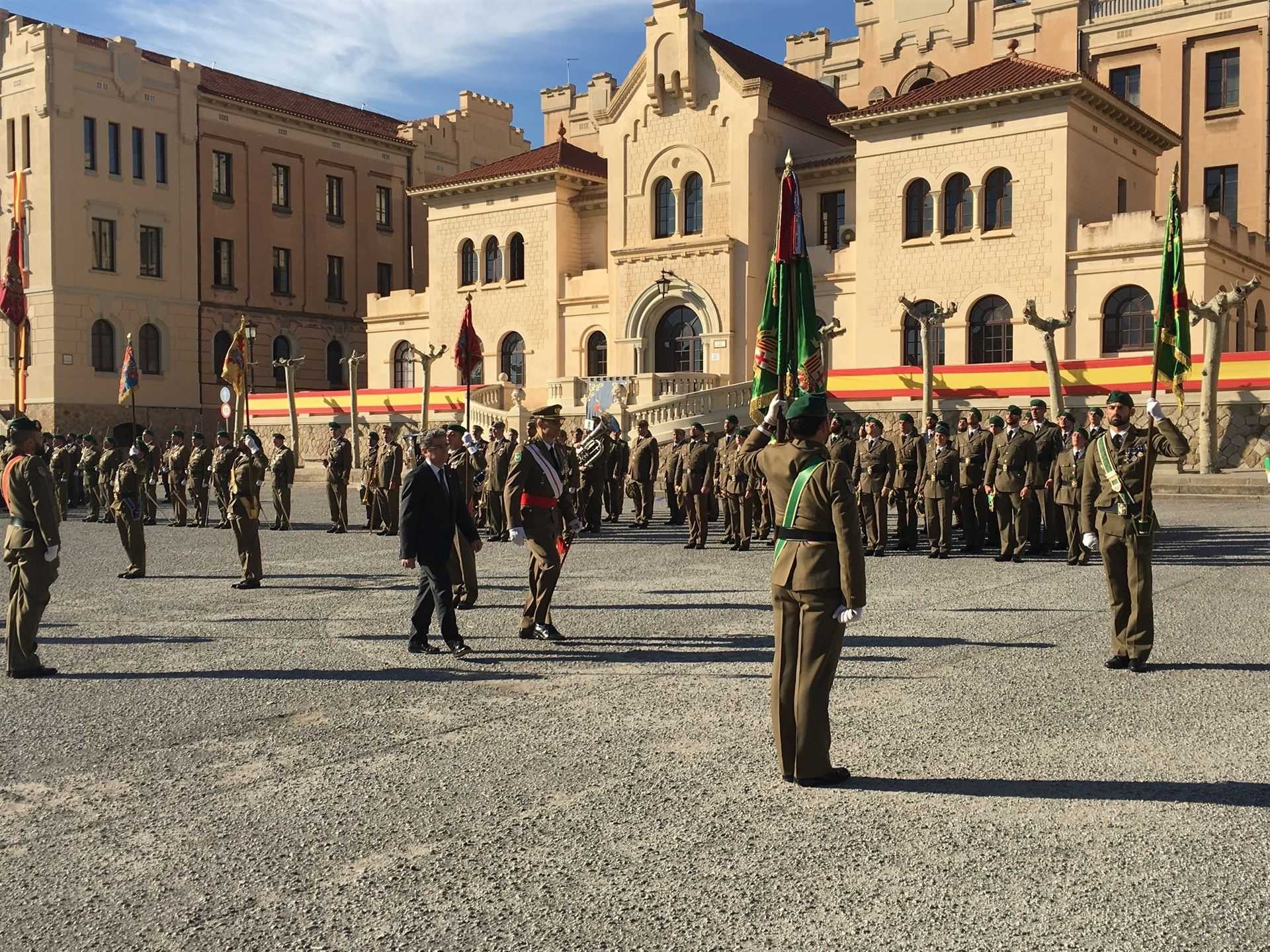 L’inspector general de l’exèrcit presideix la seva última Pasqua Militar