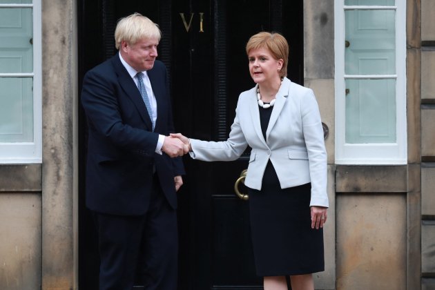 Boris Johnson Nicola Sturgeon EFE