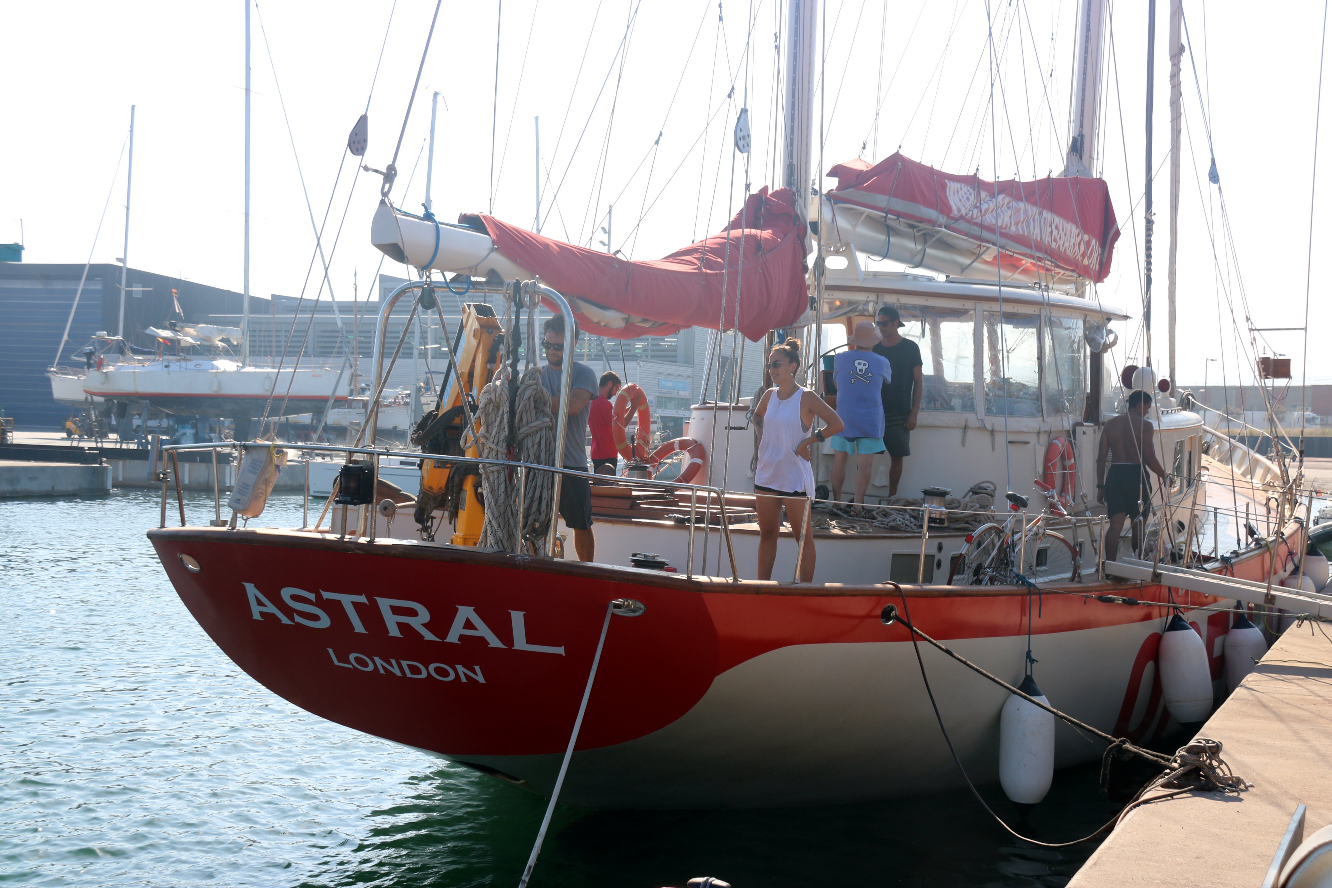 Un barco de rescate de Open Arms, atrapado en Lampedusa desde hace tres días