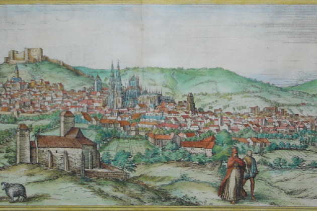 Gravat de Burgos (1575) obra de Braun i Hohenberg. Font Cartoteca de Catalunya