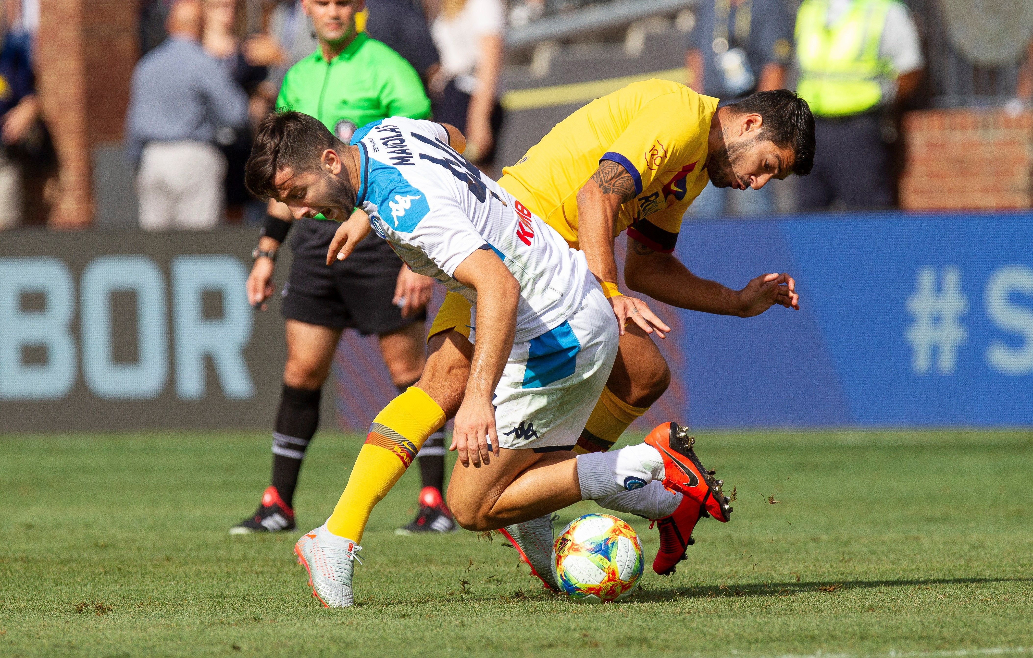 Luis Suárez recorda el malson de Roma per culpa d'un rival