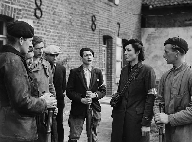 Un grupo de maquis en septiembre del 1944 Nancy Wake / Wikipèdia