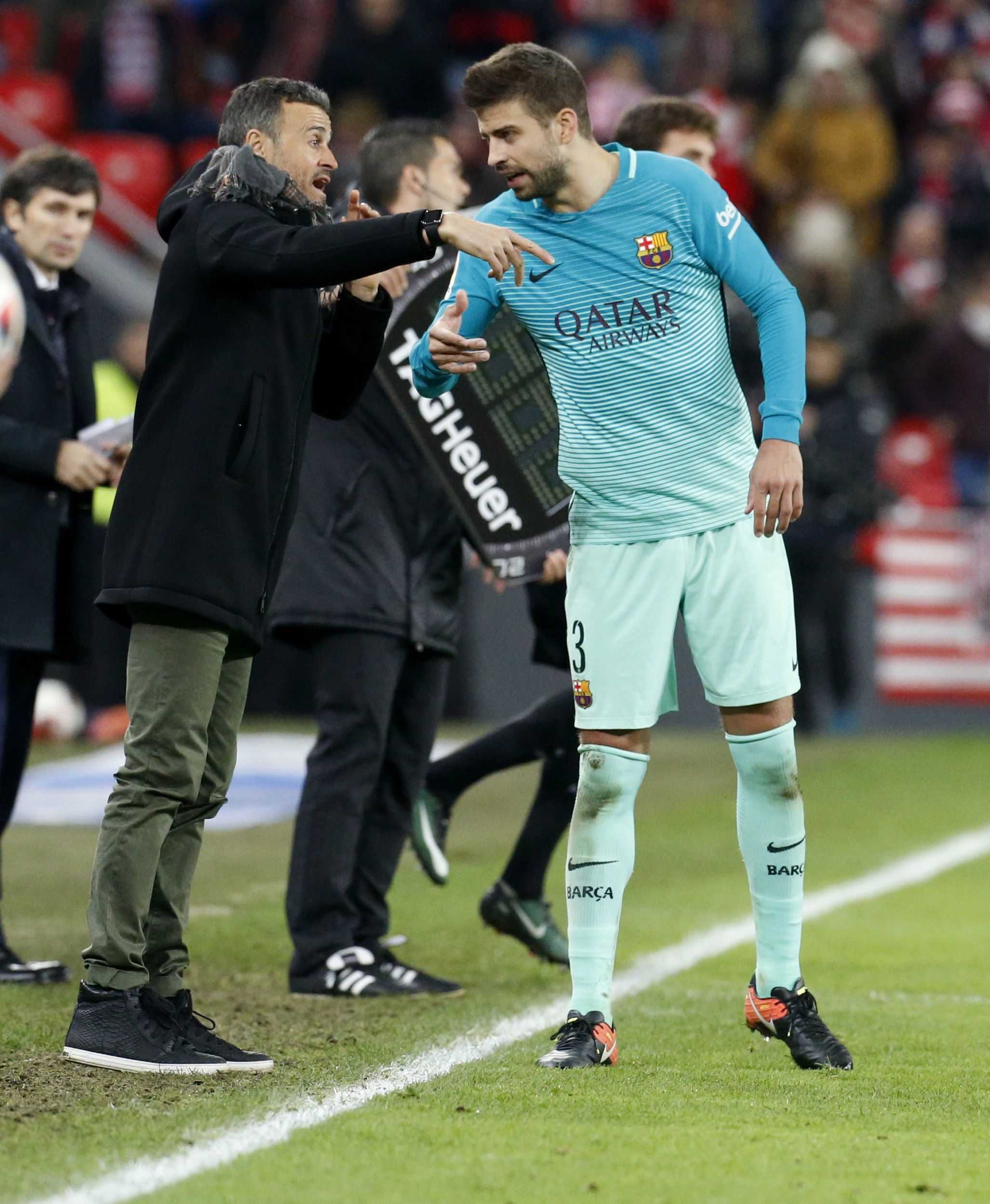 Piqué: "Me hace mucha ilusión que Luis Enrique vuelva"