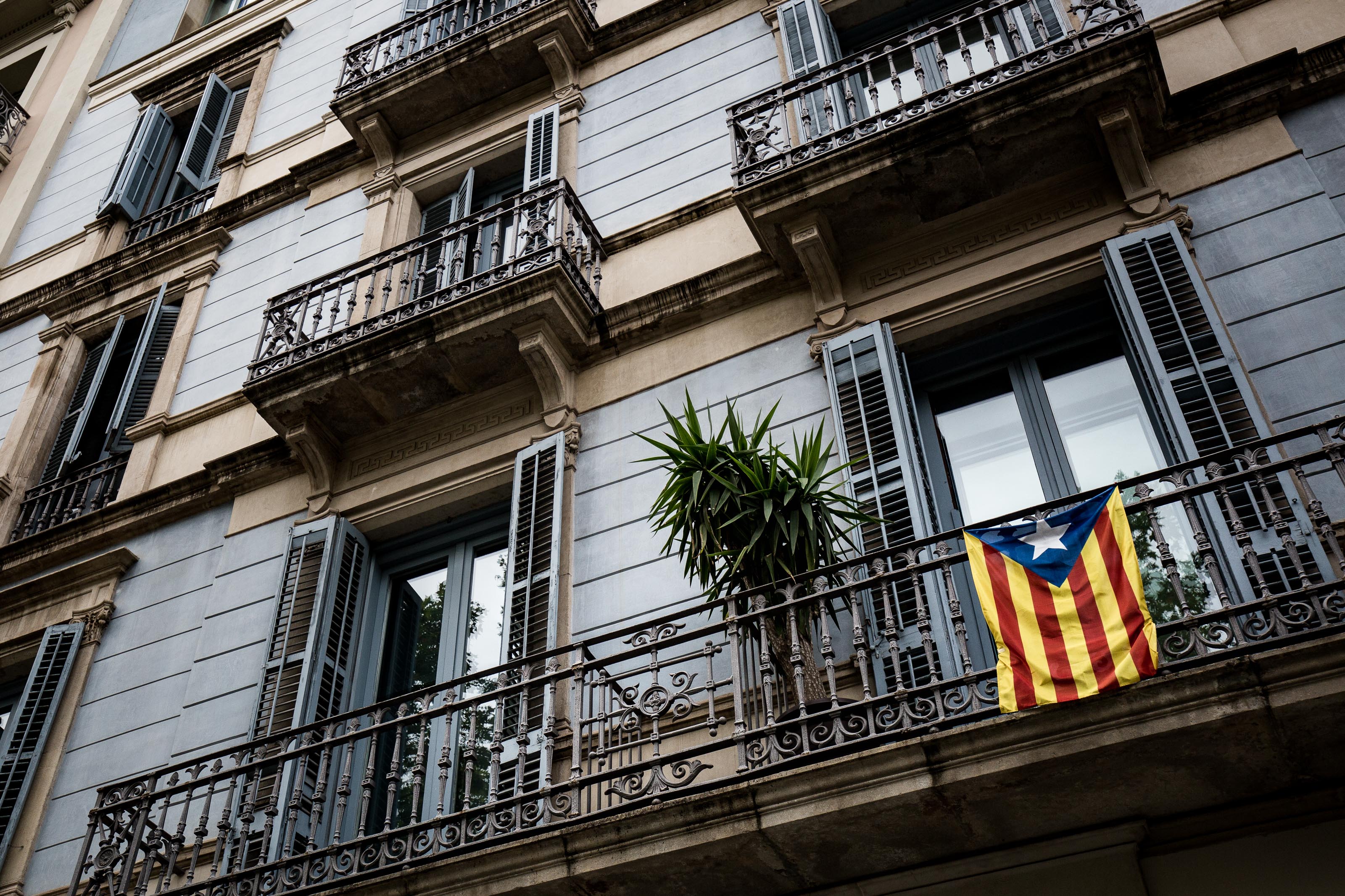 La CUP llama a poner esteladas "en cada ventana y balcón" del país contra la "represión policial"