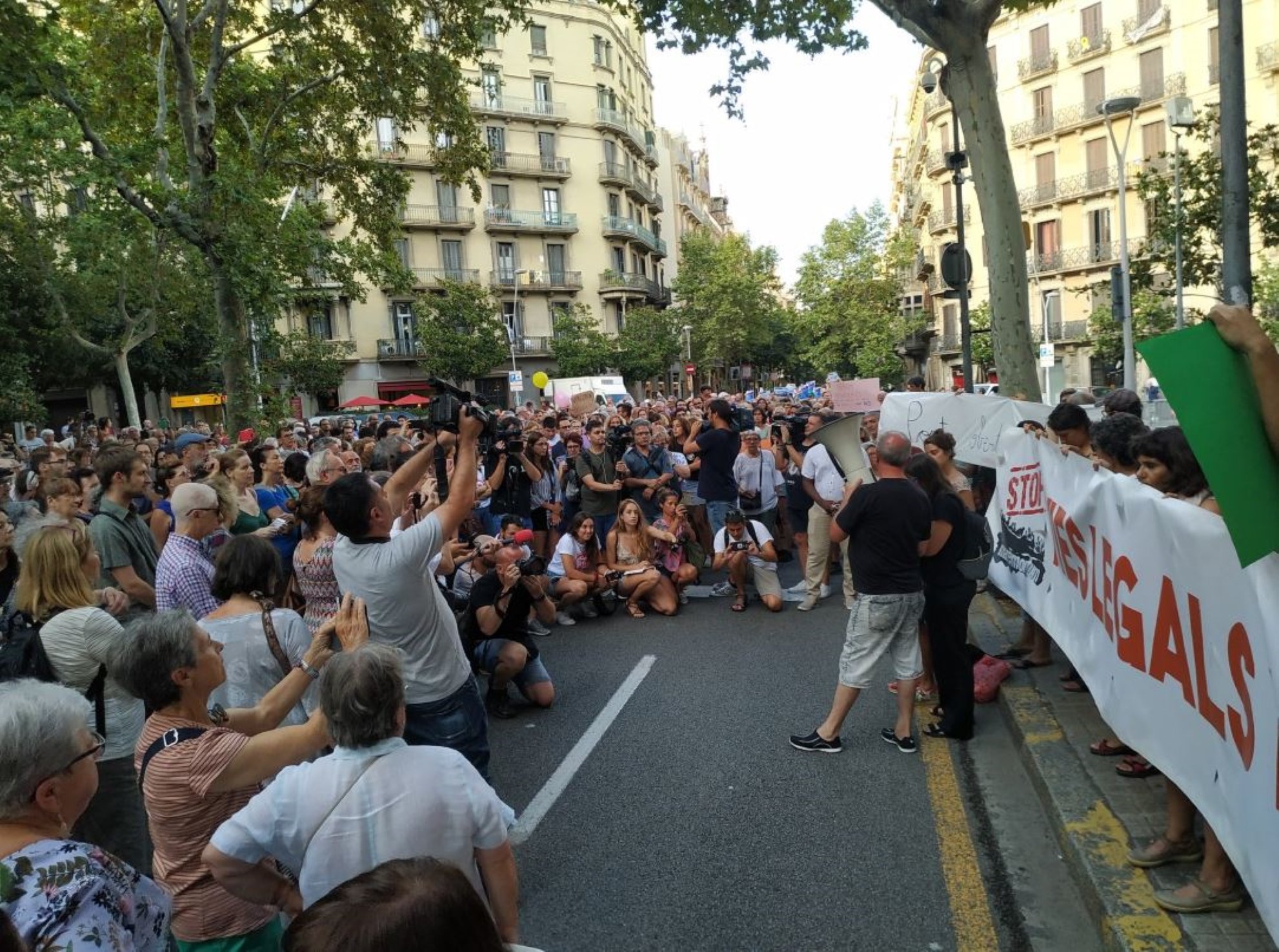 Pressió sobre Pedro Sánchez a Barcelona perquè aculli l'Open Arms