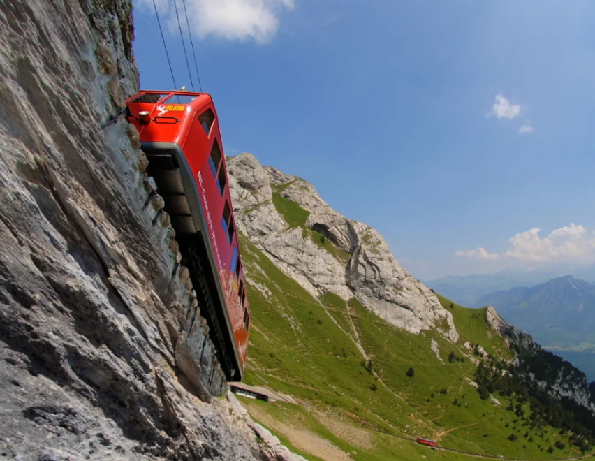 pilatus cremallera|tren de cremallera