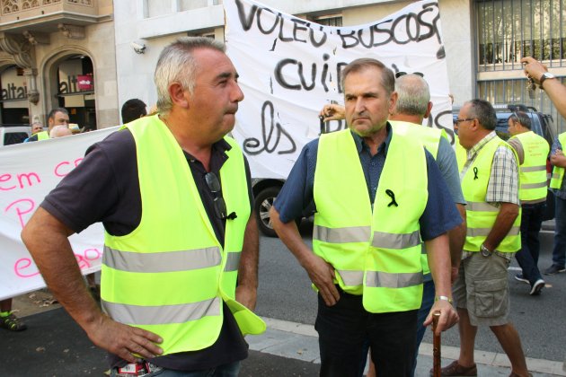 manifestación campesinos incendio - acn