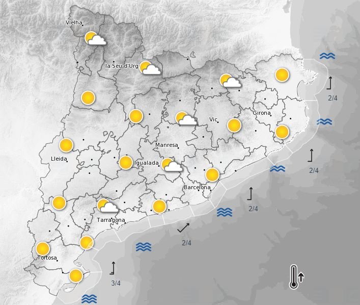 mapa temps
