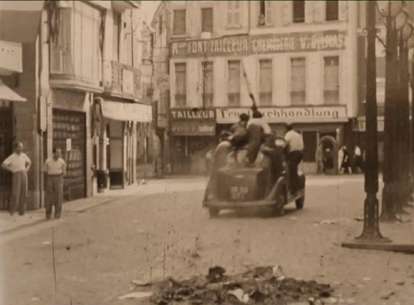 France 3 TV shows unique footage of Perpignan's liberation from Nazi occupation