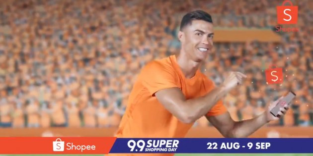 Cristiano anuncio shopee 2 