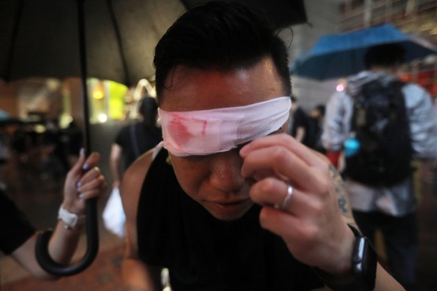 multitudinària manifestació hong kong - efe