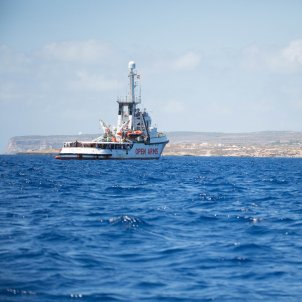 Lampedusa Rescue ship Open Arms photo Friedrich Bungert SeaWatch dpa Lampedusa Rescue ship Open Arms photo Friedrich Bungert SeaWatch dpa