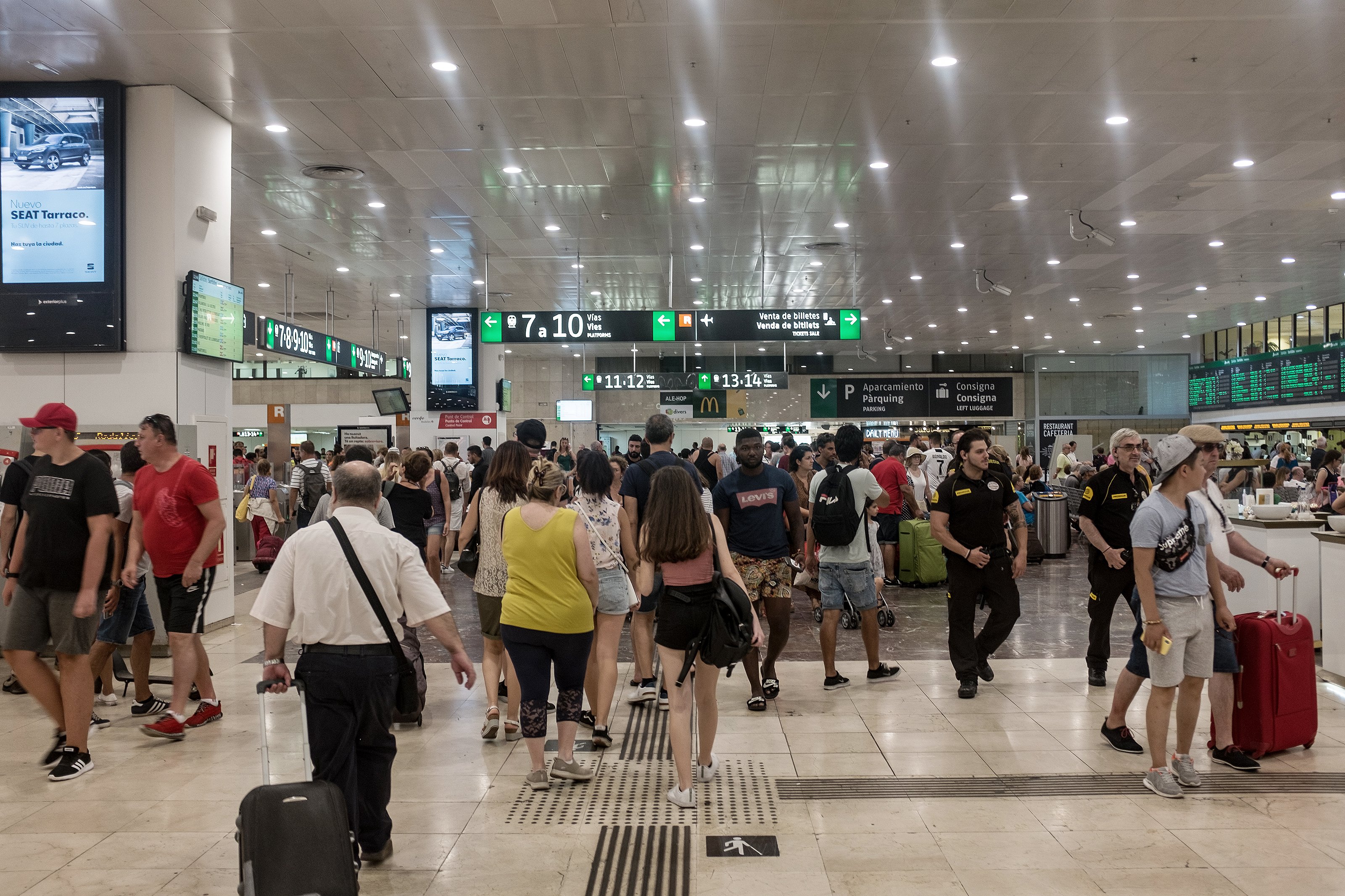 Retrasos de una hora en Rodalies por una avería en Sants